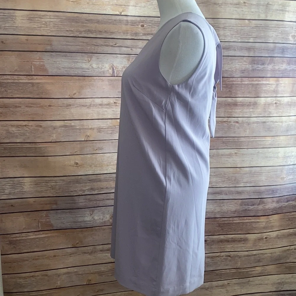NWT Aqua Sleeveless Dress With Bow Detailing On Back - Picture 4 of 8
